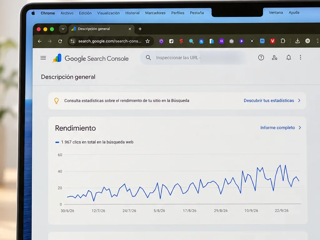 Search Console · Rendimiento