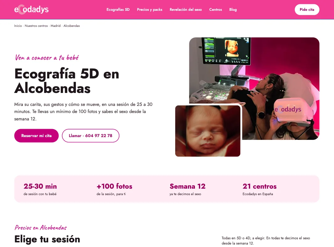 Web de clínicas